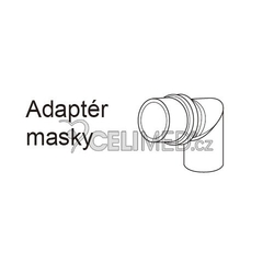 Adaptér (spojka) pro masku nebo náustek - Namio Cat, C102, C101 essential