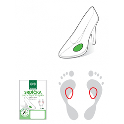 SVORTO 018 Srdíčka samolepící kapka, bílé