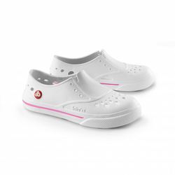 Schu´zz Sneaker´zz dámská obuv 0088 bílá potisk růžový pruh