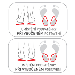 SVORTO 116 Podpatěnky gelové asymetrické