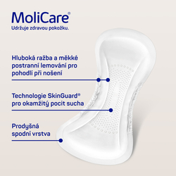 MOLICARE Lady Pad 3 kapky inkontinenční vložky, 12ks