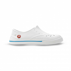 Schu´zz Sneaker´zz dámská obuv 0088 bílá potisk modrý pruh