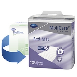 MoliCare Bed Mat 8 kapek ochranné podložky 60x60cm, 30ks