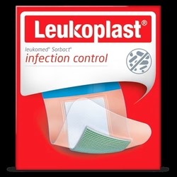 Leukoplast Leukomed Sorbact antim.krytí 8x10cm 3ks