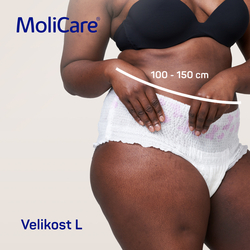 MOLICARE Lady Pants 5 kapek inkontinenční kalhotky vel. L, 7ks 