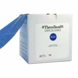 THERA-BAND posilovací guma 45,5 m, modrá, extra silná