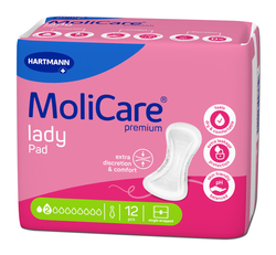 MOLICARE Lady Pad 2 kapky inkontinenční vložky, 12ks
