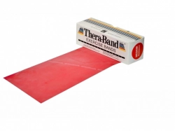 THERA-BAND posilovací guma 5,5 m, červená, středně silná