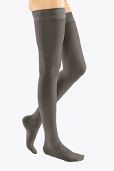 Mediven Elegance stehenní punčochy s krajkou - Grey