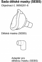 Maska SEBS pediatrická - C802,C801,C801KD,C28, C28P, C29, C30, C900