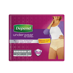 DEPEND Maximum natahovací kalhotky pro ženy L 9ks 