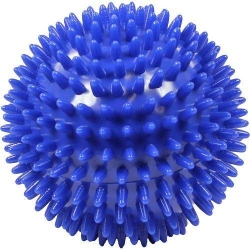 Masážní míček ježek 10cm modrý