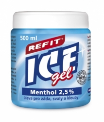REFIT ICE gel Menthol 2,5 % 500 ml