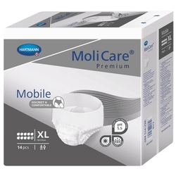 MOLICARE Mobile 10 kapek XL absorpční kalhotky, 14ks