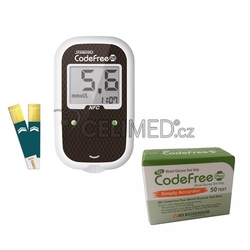 Glukometr SD Codefree  plus kompletní set