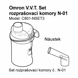 Set (rozprašovací komory + náustek) - C801,C801-KD, C28P