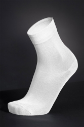 MAXIS Zdravotní ponožky z bambusového vlákna - bílá