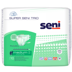 SENI Super Trio plenkové kalhotky Medium 10 ks