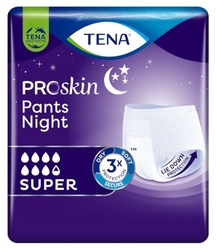 Plenkové kalhotky TENA Proskin Pants Super Night Medium 10 ks 