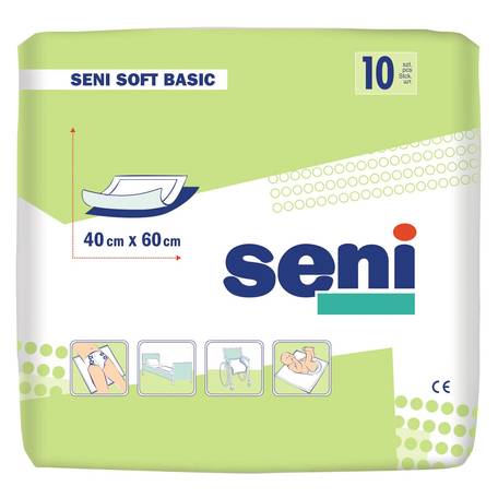 SENI Soft Basic 60x40 cm 10 ks absorpční podložky