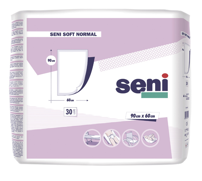 SENI Soft Normal 90x60 cm 30 ks absorpční podložky