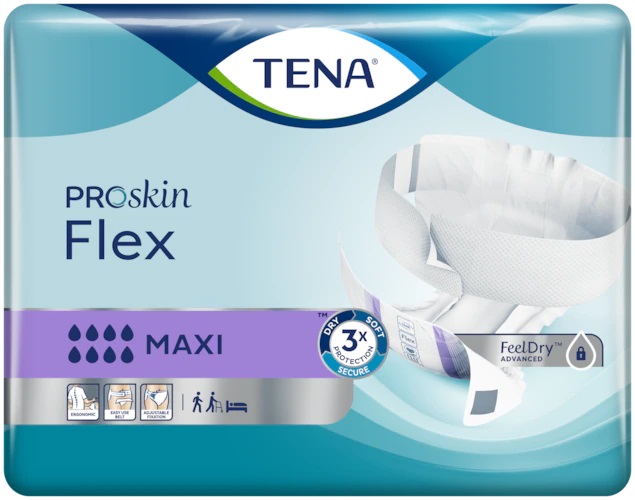 Plenkové kalhotky TENA Flex Maxi Medium 22ks