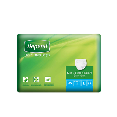 DEPEND Slip Normal kalhotky plenkové L 15ks