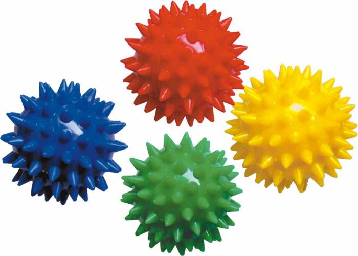 Masážní míček ježek 5cm Barva žlutá