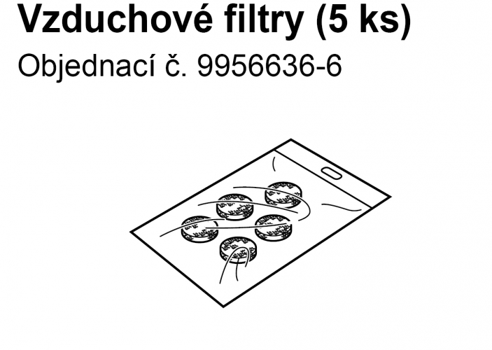 Vzduchový filtr (sada) - C802, C801,C801-KD, C30