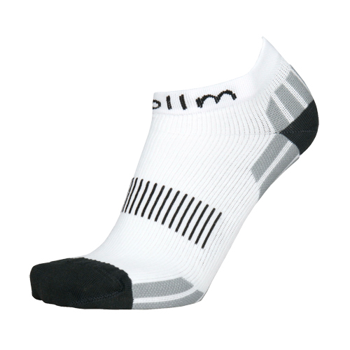 Kompresní ponožky na běh - bílé Velikost L/XL (43-46)