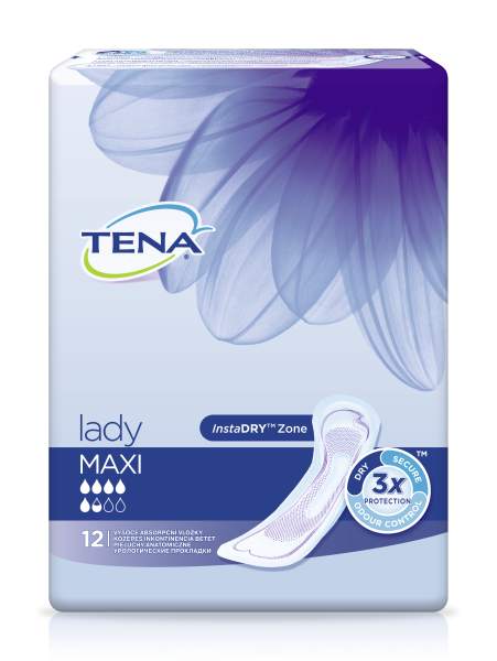 TENA Lady Maxi Night inkontinenční vložky 12ks