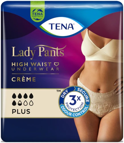Inkontinenční kalhotky TENA Lady Pants Plus Crème Large 8ks