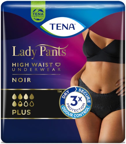 Inkontinenční kalhotky TENA Lady Pants Plus Noir Large 8ks