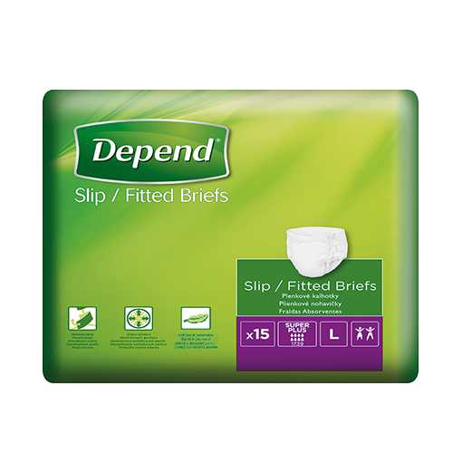 DEPEND Slip Super Plus kalhotky plenkové M 15ks