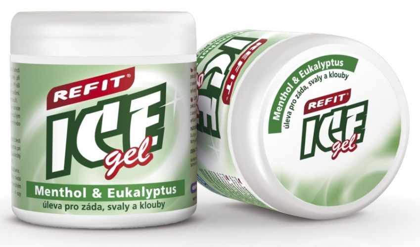 REFIT ICE gel Menthol a Eukalyptus 230 ml