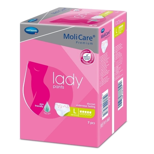 MOLICARE Lady Pants 5 kapek L diskrétní inkontinenční kalhotky, 7 ks