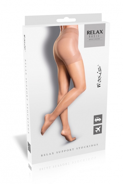 MAXIS Relax Basic punčochové kalhoty Velikost M, Barva černá