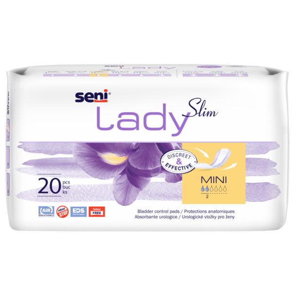 SENI Lady Slim Mini inkontinenční vložky 20 ks