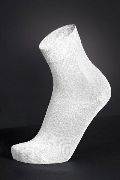 MAXIS Zdravotní ponožky z bambusového vlákna Velikost 26-27 (EU 40-42), Barva bílá