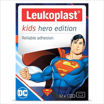 Leukoplast Kids HERO Superman náplast 2 vel.12ks