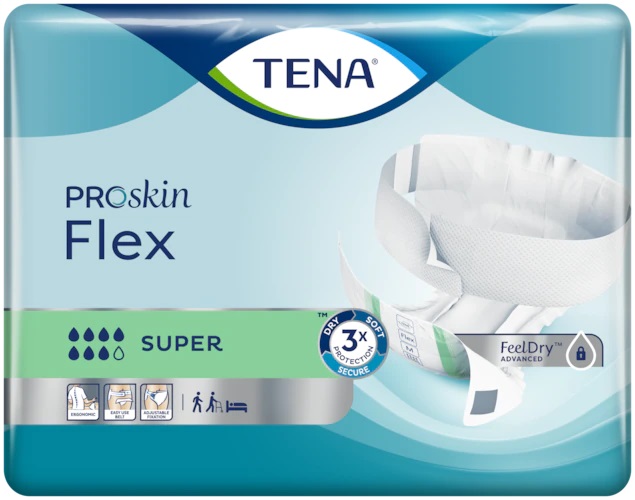 Plenkové kalhotky TENA Flex Super Large 30ks