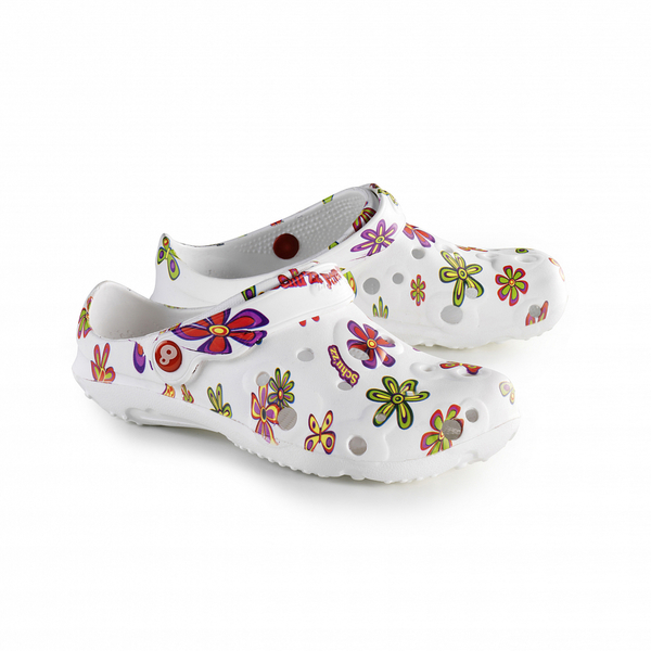 Schu´zz Globule dámská obuv 0029 bílá potisk velké květy Velikost 40