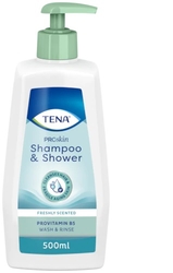 TENA Shampoo and Shower - šampon a sprchový gel 500ml